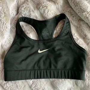 NIKE - DRI-FIT BLACK SPORTS BRA - S